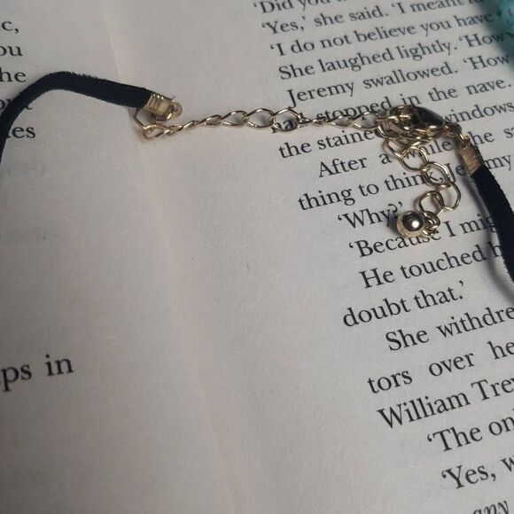 Black Chocker Necklace with free teletie - Picture 4 of 7